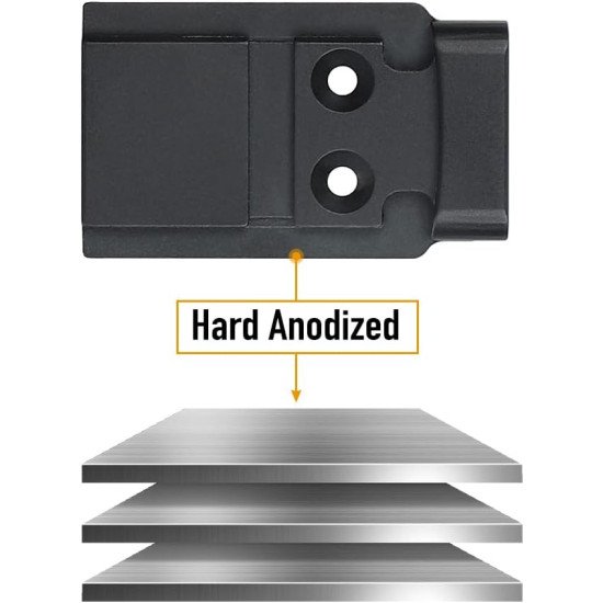 Ohhunt Red Dot Mounting Adapter Plate for Glock Compatible with Model 17 19 MOS for Holosun 509T Ohhunt Red Dot Mounting Adapter Plate for Glock Compatible with Model 17 19 MOS for Holosun 509T