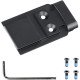Ohhunt Red Dot Mounting Adapter Plate for Glock Compatible with Model 17 19 MOS for Holosun 509T Ohhunt Red Dot Mounting Adapter Plate for Glock Compatible with Model 17 19 MOS for Holosun 509T
