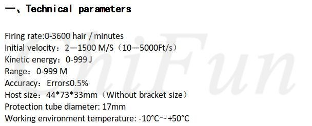 HT-X3005 Shooting Chronograph Shooting Speed Meter Ball Velocity Speed Tester