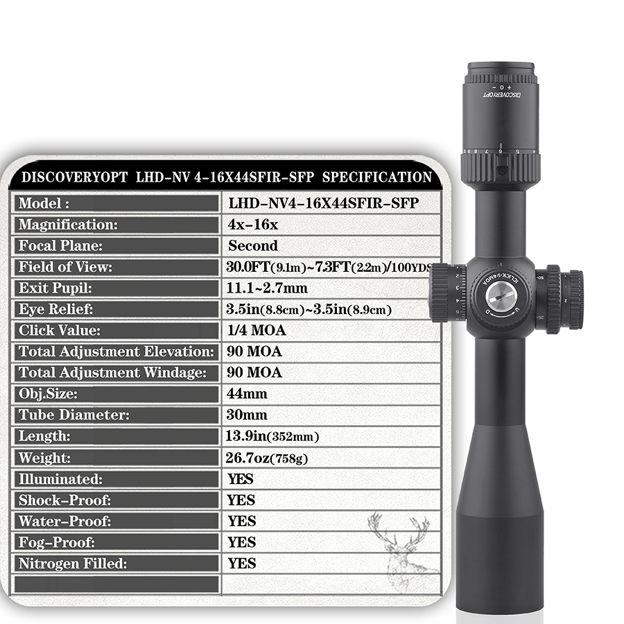 2023-New-Discovery-Rifle-LHD-NV-4-16-Illuminated-Shockproof-Side-Focus-with-High