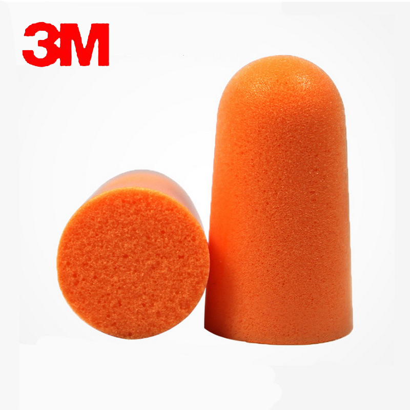 5pairs-3M-1100-Authentic-Noise-Reduction-Norope-Ear-plug-Slow-Reboun-Foam-Soft--