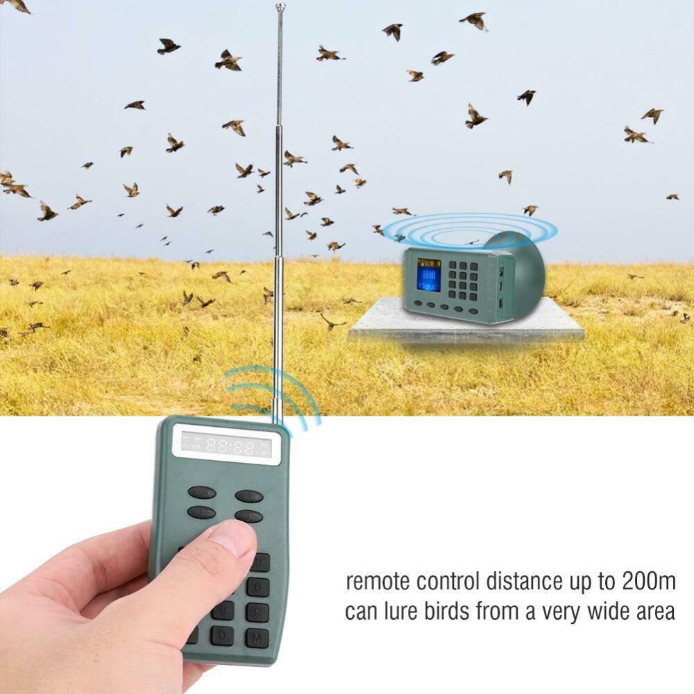 BIRDMP3DECOYRICHIAMOELETTRONICOUCCELLI120DBCACCIATORDOQUAGLIA110CANTI-1005001526796061