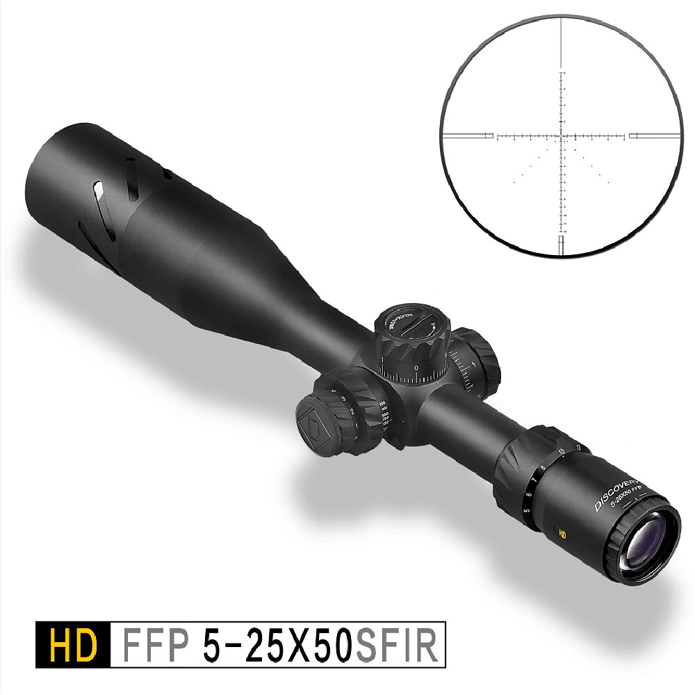 DiscoveryHDFFP5-25X50SFIRRifleScope5000JoulesShockproofwithIlluminationforLongRangeShooting-4001149781637