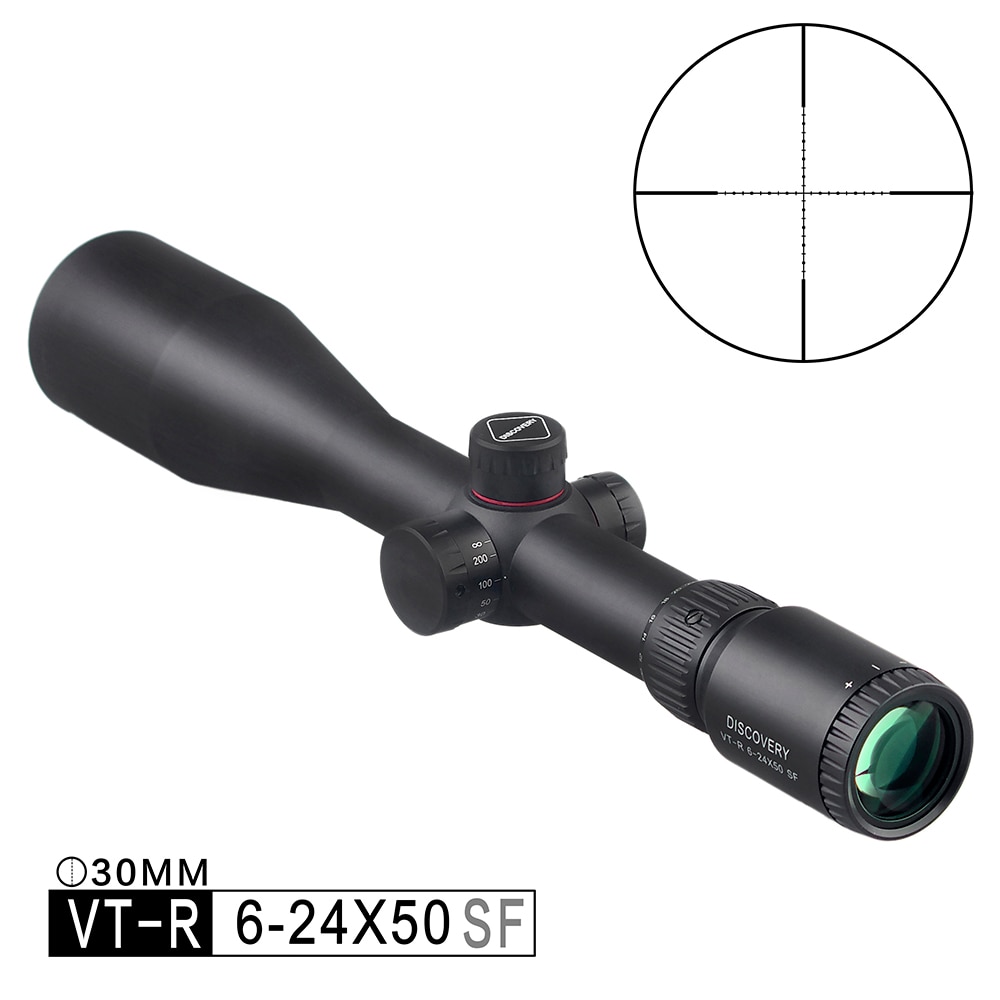 DiscoveryOpticsVT-R6-24X50SF30mmTubeDiameterTacticalRifleScopeMIL-DOTReticleLongRangeTacticalTargetS-32986012223