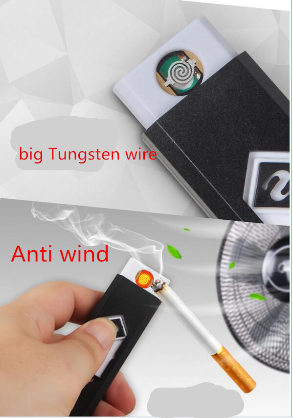 Hot-sale--USB-Electronic-Rechargeable-Battery-Flameless-Cigar-Cigarette-No-flame