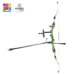 Miracle-10-Olympic-ILF-Recurve-Bow-for-Competition-Target-Shooting-Green-ILF-Ris