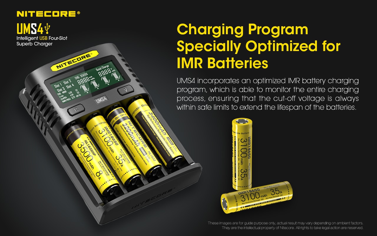 NITECORE-UMS4-Quatre-Emplacements-Intelligent-Chargeur-De-Batterie-USB-4A-QC-Charge-Rapide-Superbe-Chargeur-Pour-18650-14500-26650-21700-AA-AAA-1005002981603769