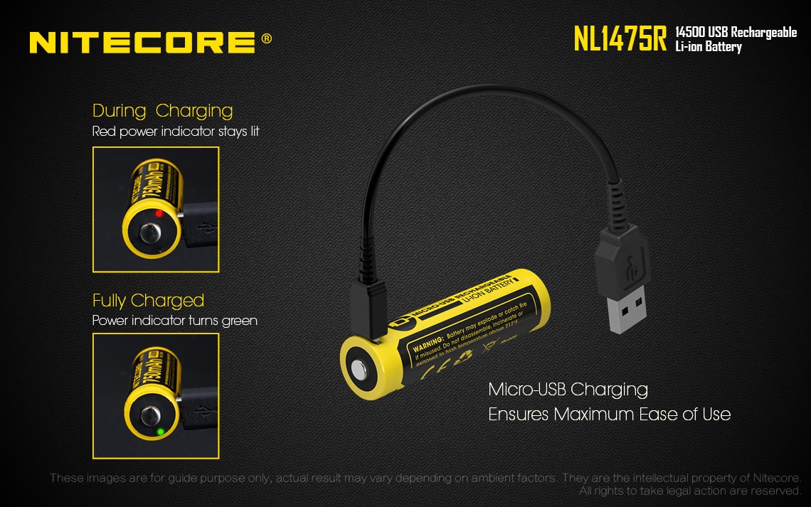 NITECORE-batterie-Li-ion-750-Rechargeable-par-Micro-USB-14500-mAh-NL1475R-32912512337