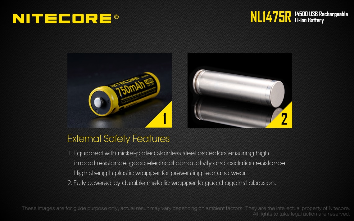 NITECORE-batterie-Li-ion-750-Rechargeable-par-Micro-USB-14500-mAh-NL1475R-32912512337