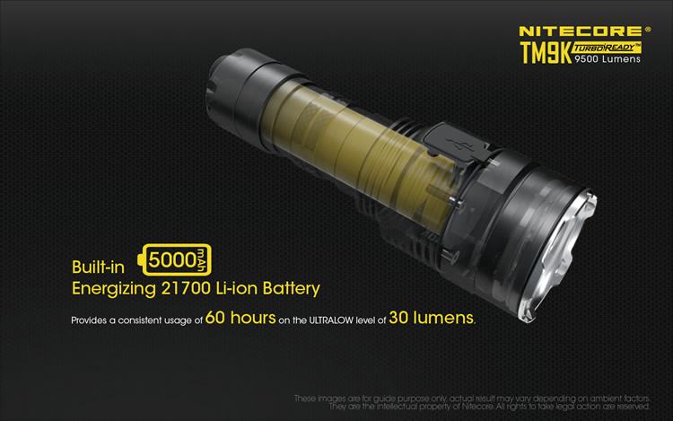 NITECORESearchlightSuperBrightTorchSpotlightTM9K9500LMRechargeableCREEXP-LHDV69LEDsFlashlightInclude-4000520131470