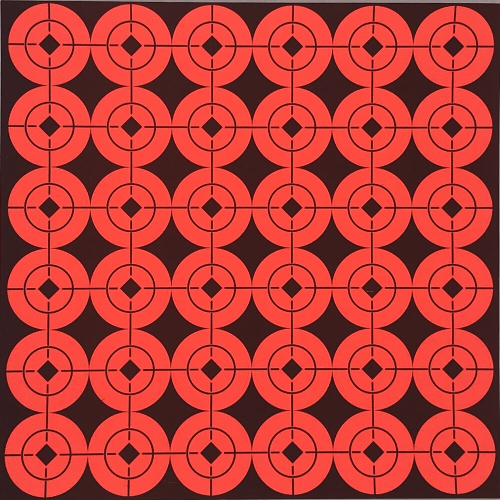 NeonRedTargetstickersBullseyestickersSelfadhesivestickersStickersforshooting-32866524441