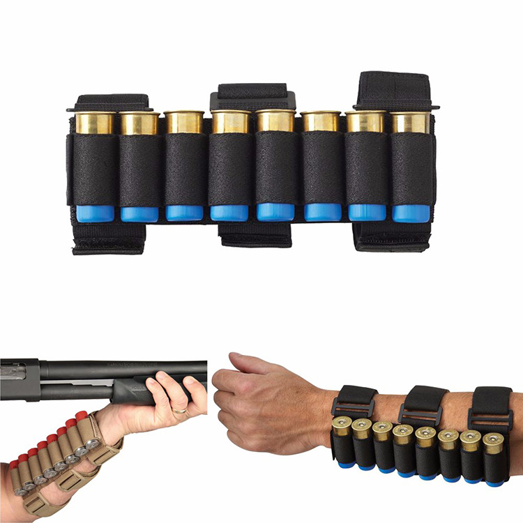 New-Outdoor-Tactical-Ammo-Holster-Hunting-Shooting-Forearm-Cartridge-Holder-Deta