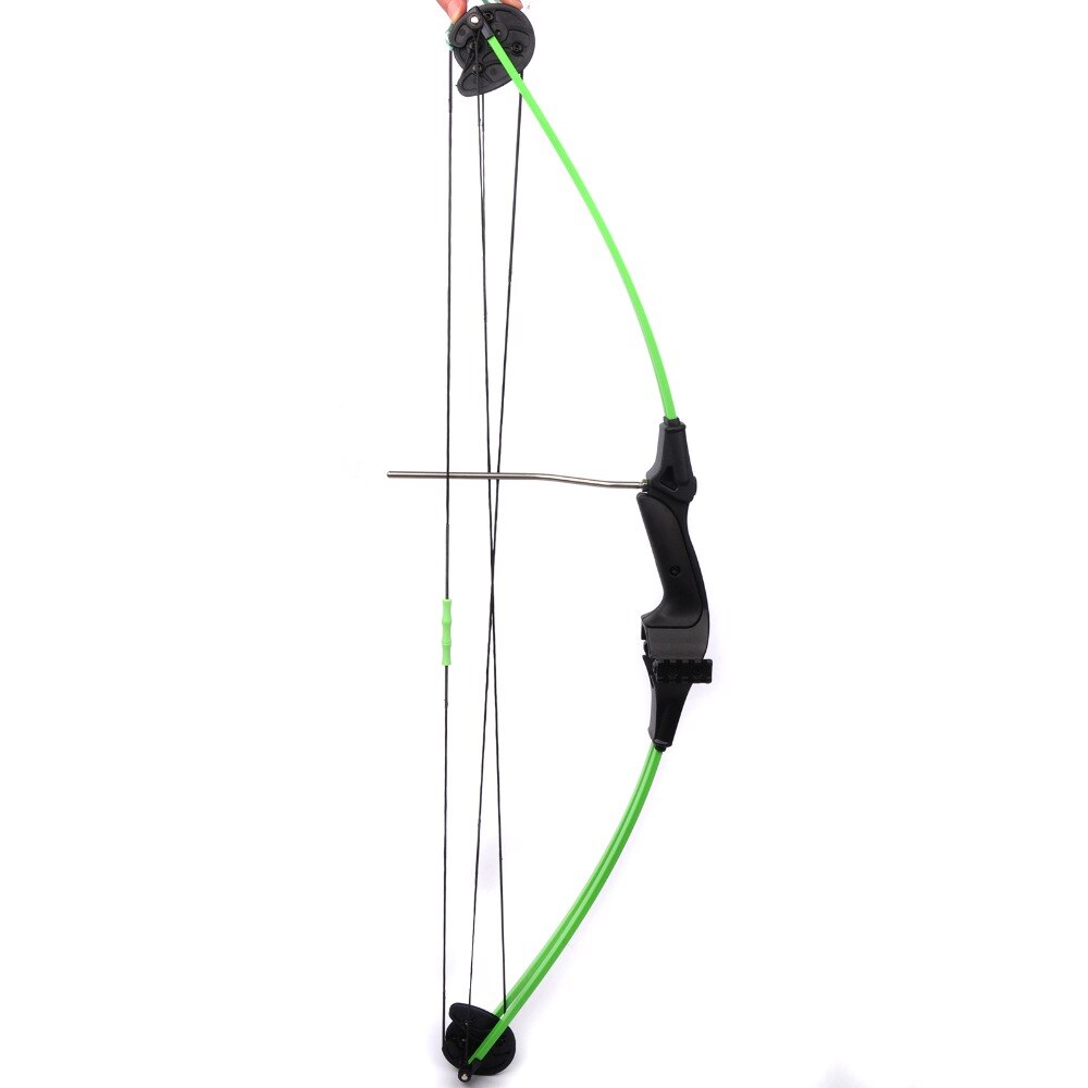 New34InchesChildrenCompoundBowDrawWeight15LbsBlackFiberglassHandleforArcheryPracticeCompetitionGameS-32860078424