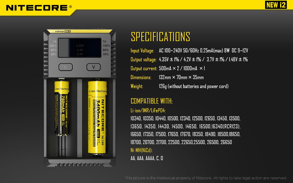 Nitecore-New-I2-Digicharger-LCD-Intelligent-Circuitry-Global-Insurance-li-ion-18