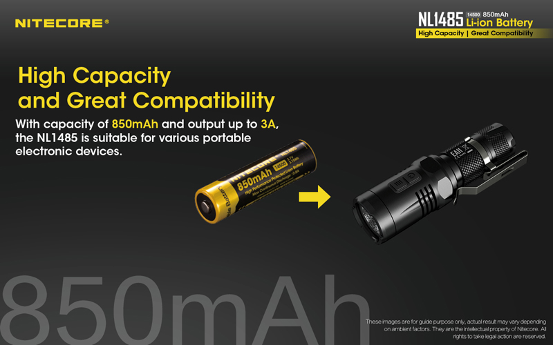 Nitecore-batterie-Li-ion-haute-Performance-NL1485-Rechargeable-850mAh-certifiee-CE-et-RoHS-2-pieces-32694100722