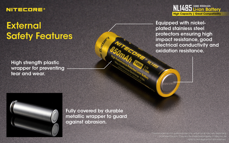 Nitecore-batterie-Li-ion-haute-Performance-NL1485-Rechargeable-850mAh-certifiee-CE-et-RoHS-2-pieces-32694100722