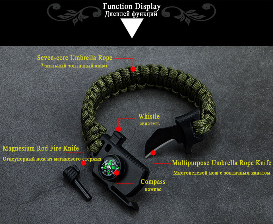 Outdoor-Umbrella-Bracelet-Knife-Multi-Camping-Emergency-Survival-Tools-Men-Women