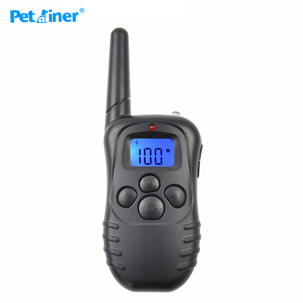 Petrainer-998DR-1BL-Rechargeable-And-Waterproof-300M-Remote-Vibration-Shock-Elec