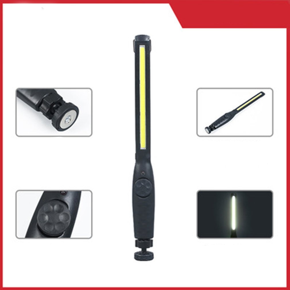 PortableCOBLEDFlashlightRechargeableAdjustableLEDWorkLightInspectionLampGarageLightHangingTorchLamp-33040558138