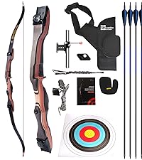 Sanlida-Noble-Standard-Target-Archery-Beginner-Recurve-Bow-and-Arrows-Kit-for-Ad