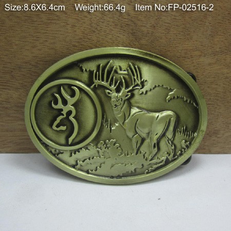 Smaller-browning-belt-buckle-with-antique-brass-finish-FP-02516-2-suitable-for-4
