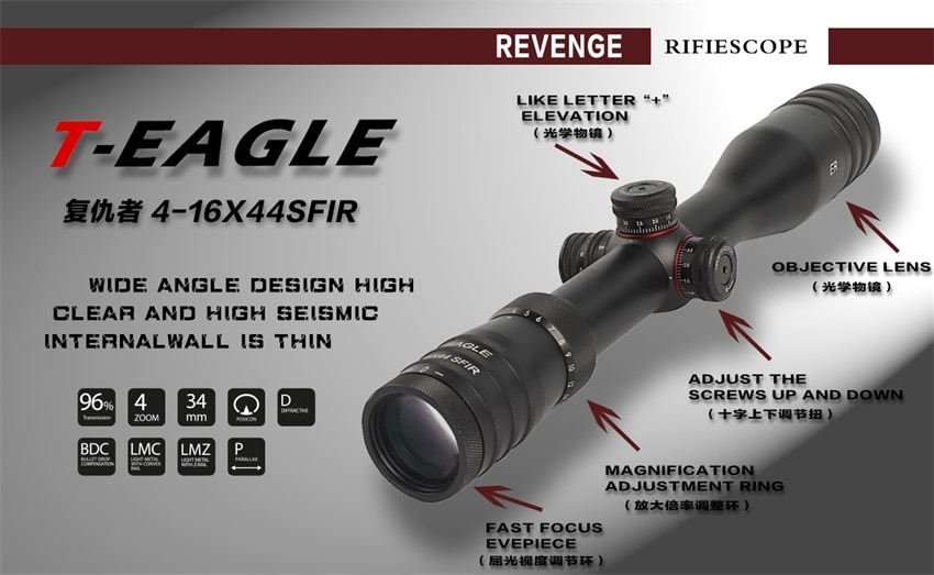 T-EagleER4-16X44SFIRTacticalRiflesScopeAirRiflesniperhuntingOpticshuntersightscopeRiflescopehuntingg-32952563503