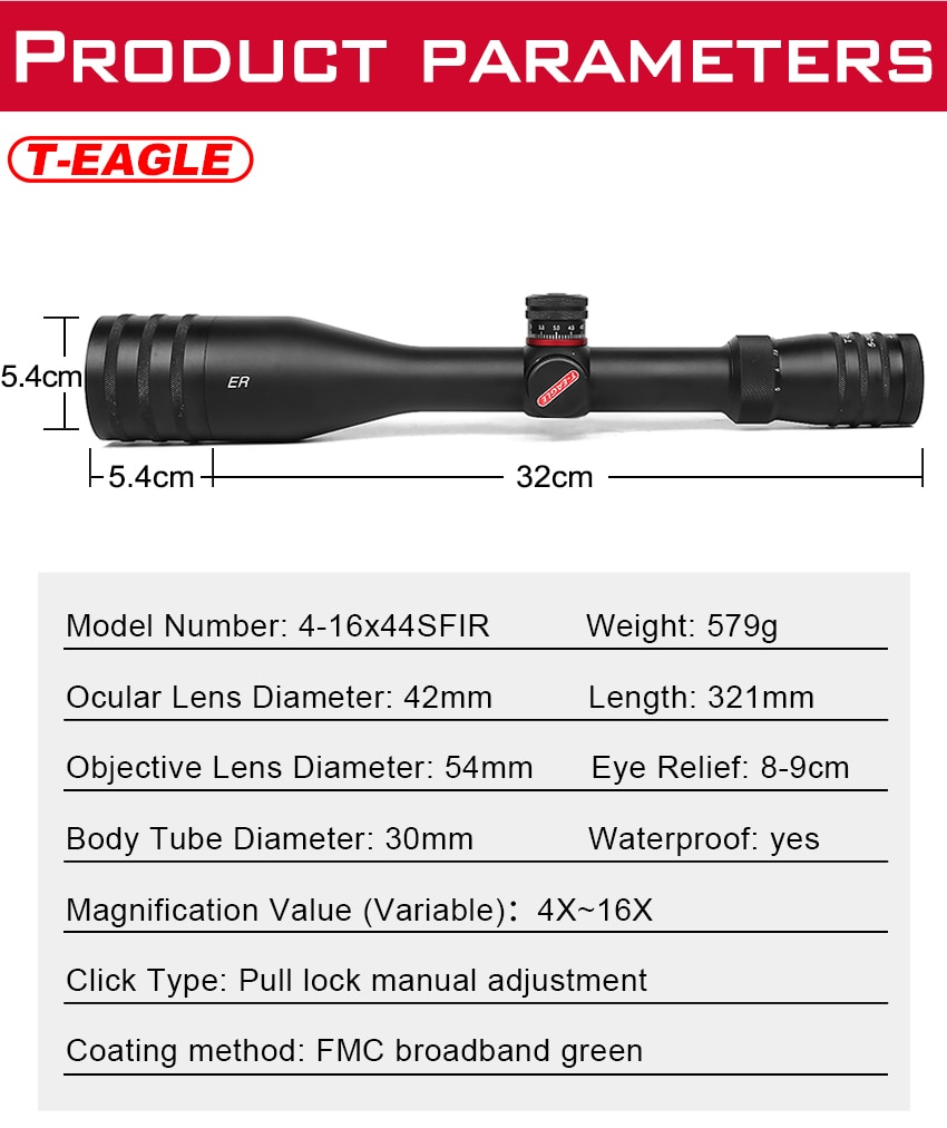 T-EagleER4-16X44SFIRTacticalRiflesScopeAirRiflesniperhuntingOpticshuntersightscopeRiflescopehuntingg-32952563503