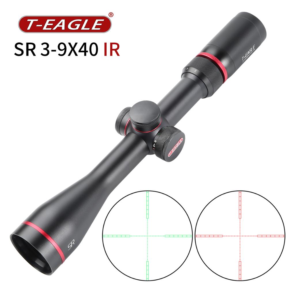 T-eagleSR3-9X40IRGreenRedopticalsightAirRifleOpticsSniperCompactRiflescopeshuntingscopesreddot21mmmo-4001204865039