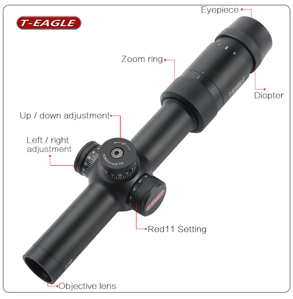 TEAGLEER1-6X24IRTacticalRiflesScopeGlassEtchedReticleIlluminatedriflescopeSUPERBIGVISIONhuntingrifle-4000808063905