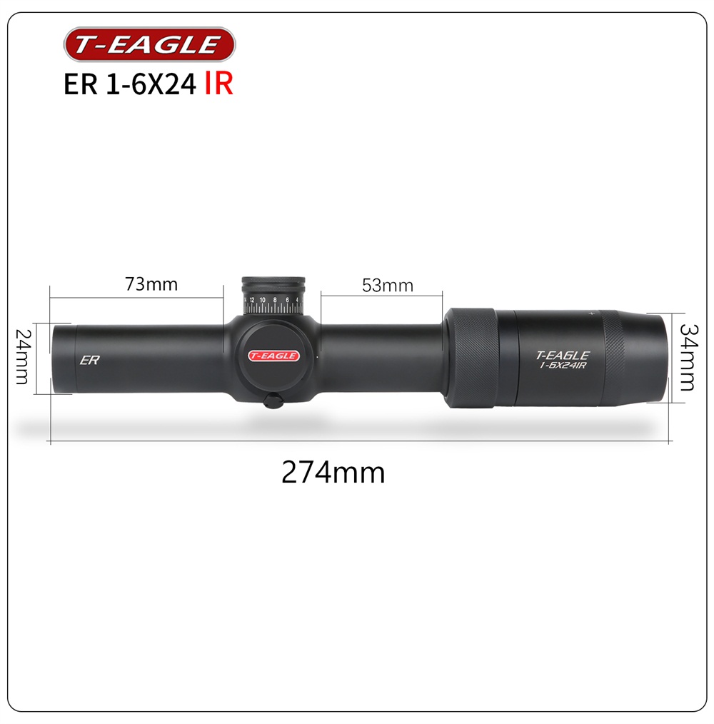 TEAGLEER1-6X24IRTacticalRiflesScopeGlassEtchedReticleIlluminatedriflescopeSUPERBIGVISIONhuntingrifle-4000808063905