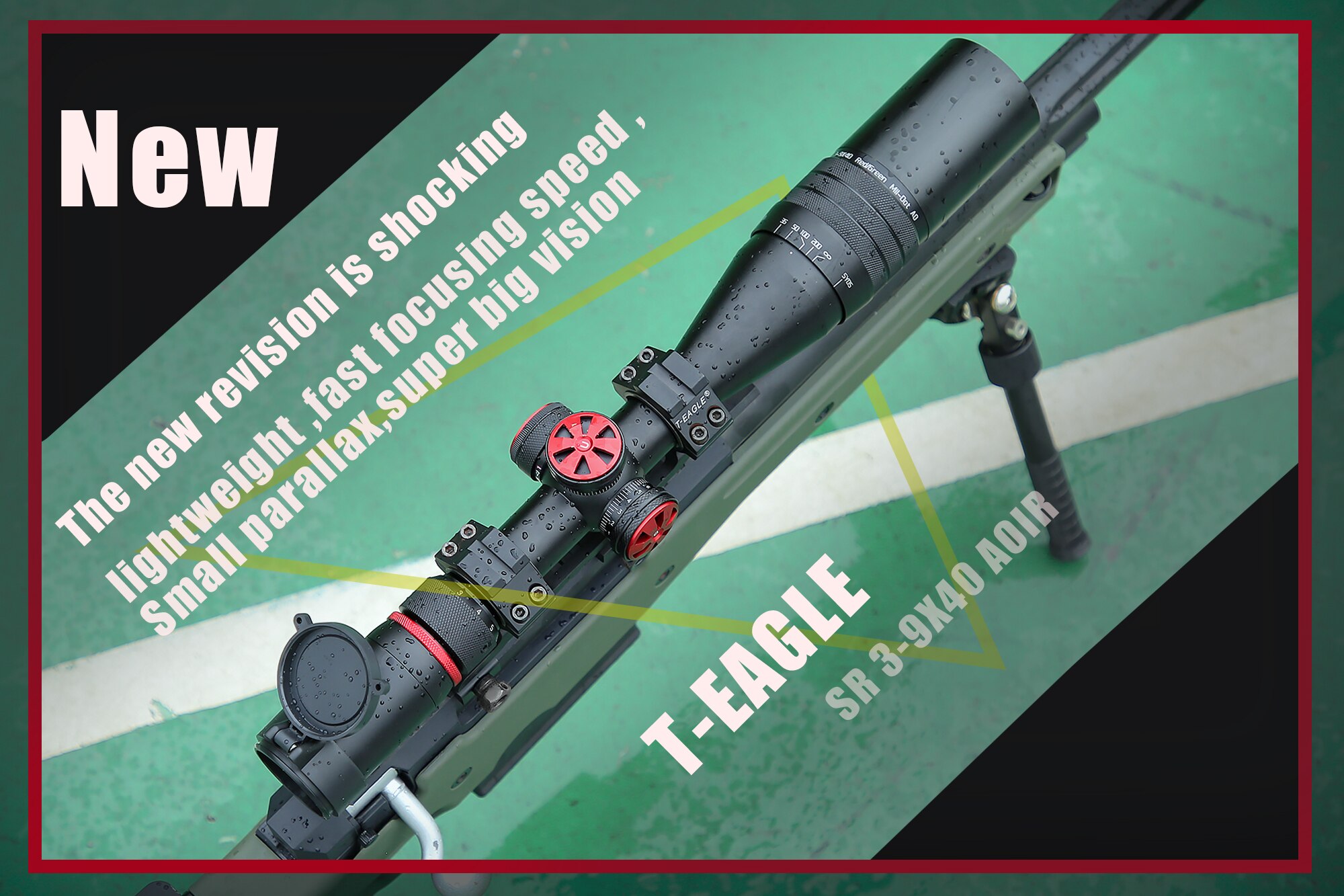 TeagleSR3-9X40AOIRTacticalOpticSightGreenRedRiflescopeHuntingRifleScopeSniperAirsoftAirGunsreddotmou-1005001483123968