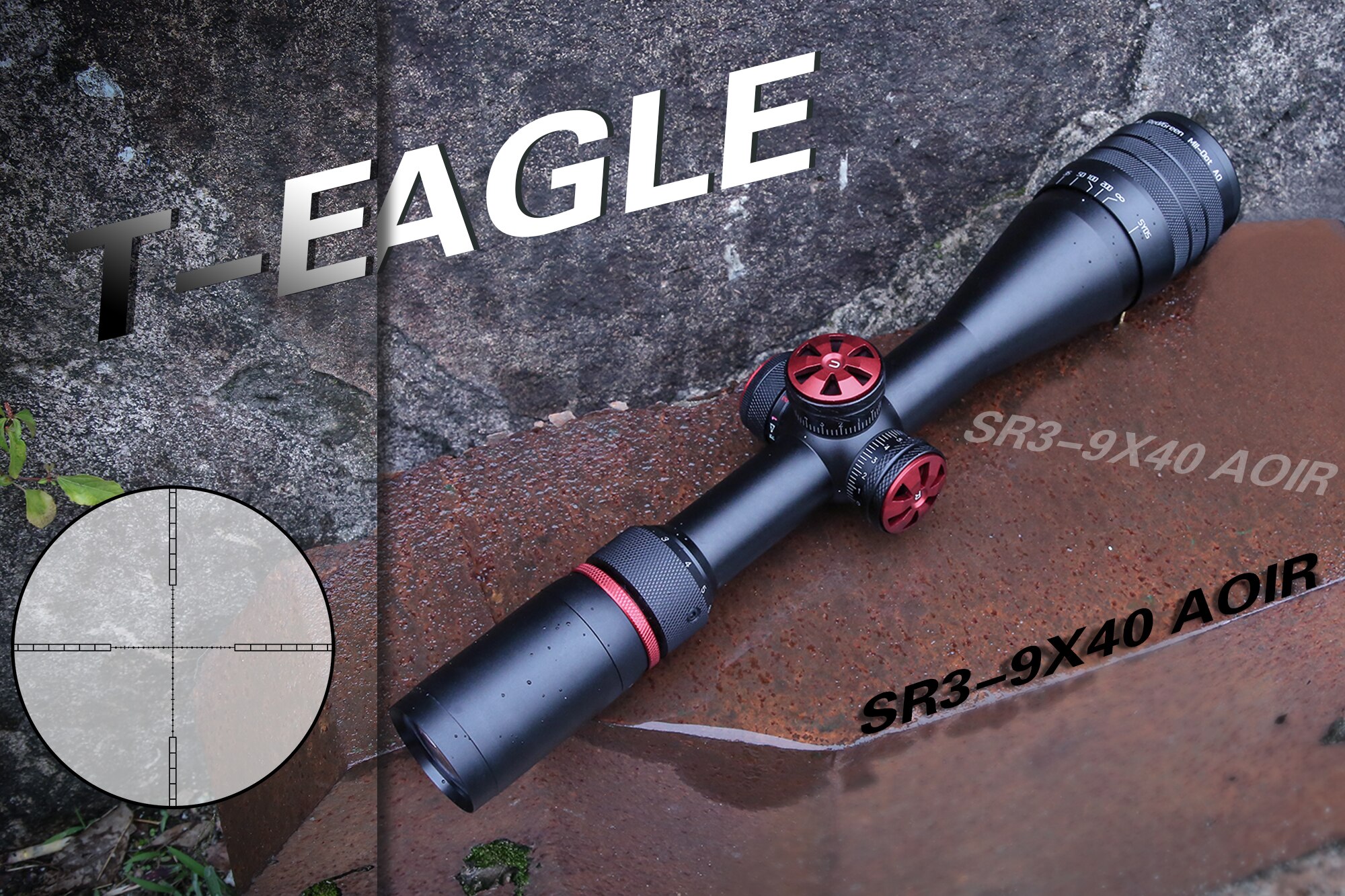 TeagleSR3-9X40AOIRTacticalOpticSightGreenRedRiflescopeHuntingRifleScopeSniperAirsoftAirGunsreddotmou-1005001483123968