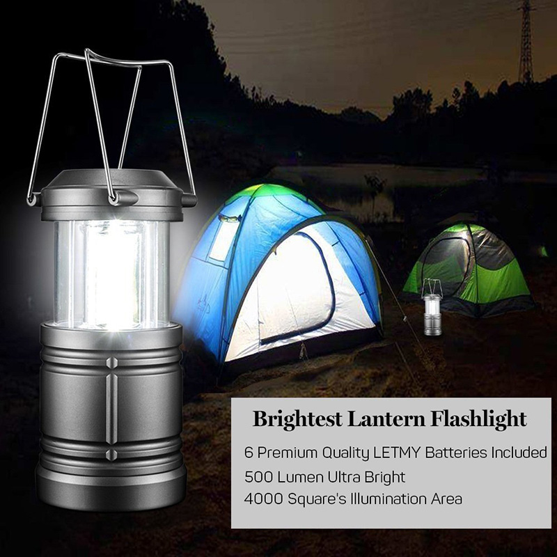 UltraBrightLEDCampingLantern3COBPortableAABatteryOutdoorTentLampHangingCollapsibleLEDCampLanternFlas-4000045563509