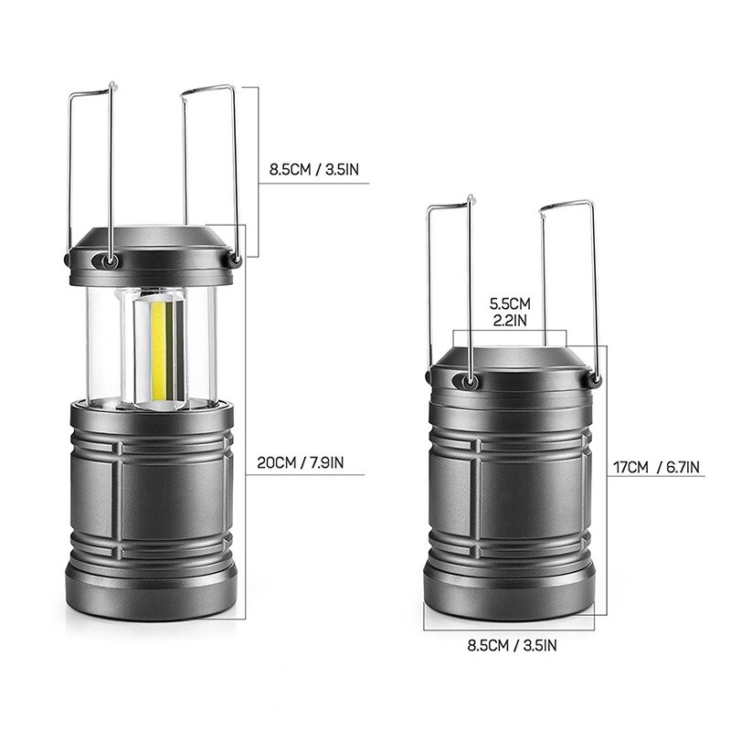 UltraBrightLEDCampingLantern3COBPortableAABatteryOutdoorTentLampHangingCollapsibleLEDCampLanternFlas-4000045563509