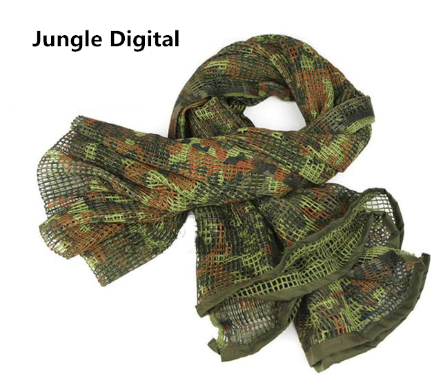 VILEAD-Military-Camouflage-Tactical-Mesh-Breathbale-Scarf-Sniper-Face-Veil-Scarv