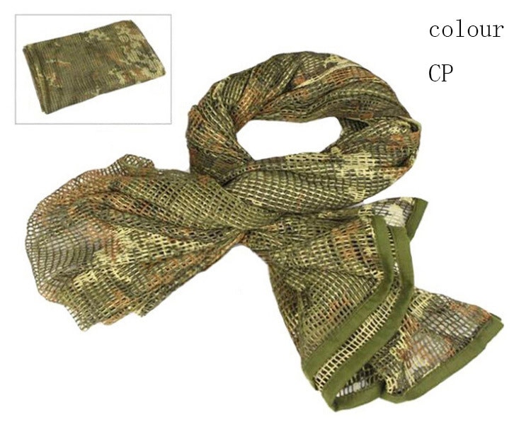 VILEAD-Military-Camouflage-Tactical-Mesh-Breathbale-Scarf-Sniper-Face-Veil-Scarv