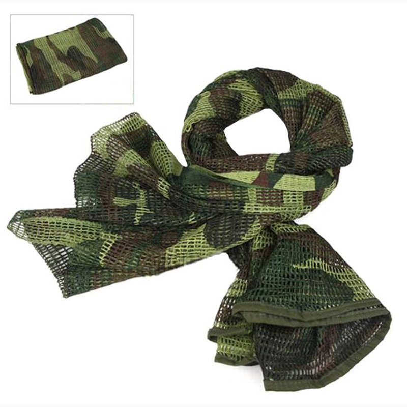 VILEAD-Military-Camouflage-Tactical-Mesh-Breathbale-Scarf-Sniper-Face-Veil-Scarv