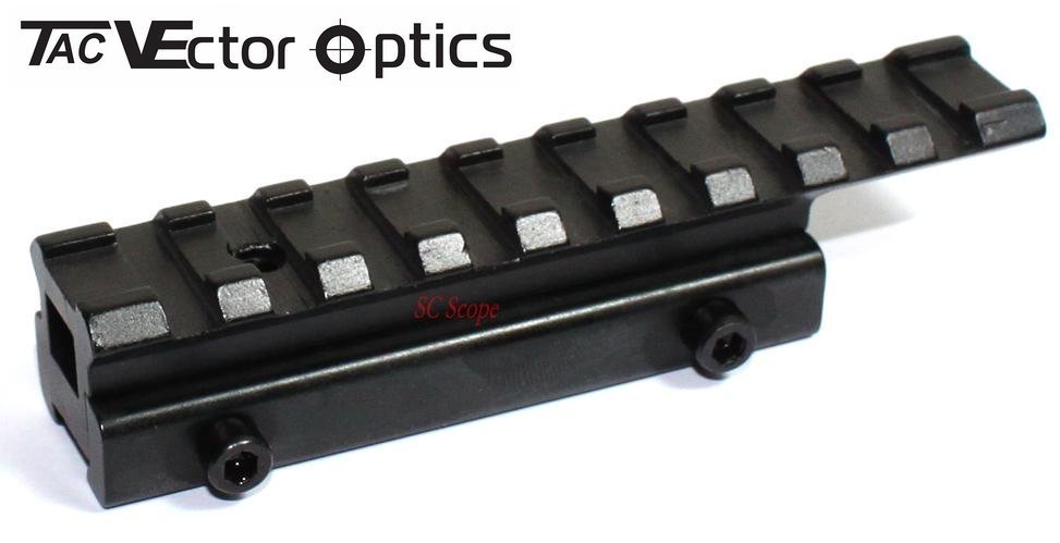 VectorOptics3811mmDovetailto7821mmWeaverPicatinnyRailExtendedOffsetAdapterMountSeeThroughFreeShippin-513712337