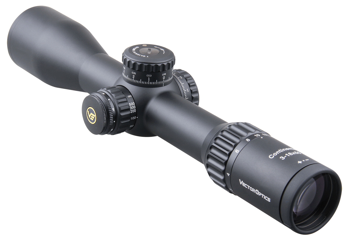 VectorOpticsContinental3-18x50HDFFPHuntingRiflescope34mm110MILZeroStop90LightOpticRifleScopes338Lapu-4001123902931