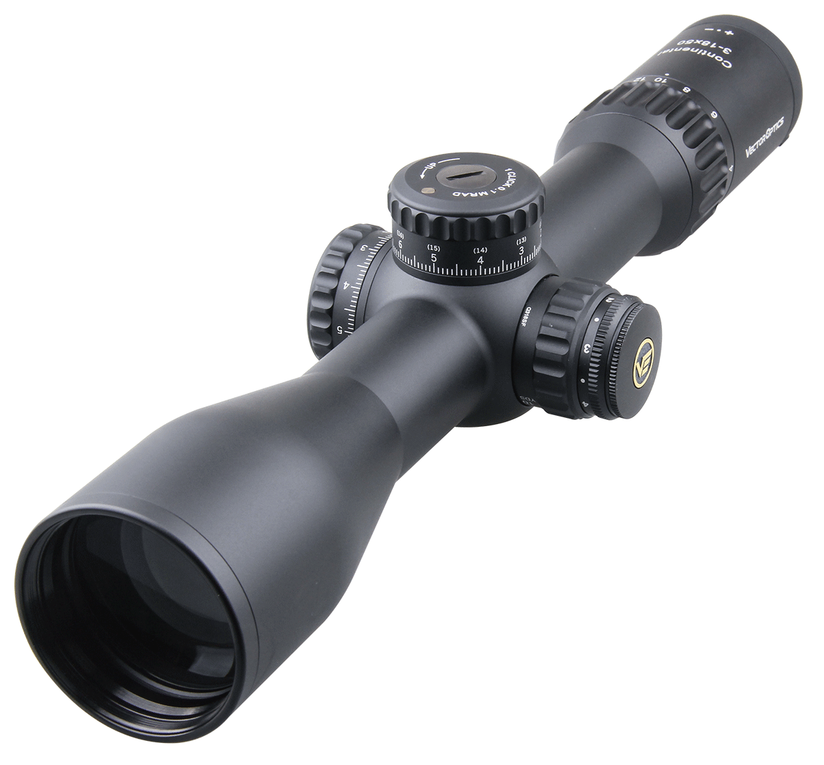 VectorOpticsContinental3-18x50HDFFPHuntingRiflescope34mm110MILZeroStop90LightOpticRifleScopes338Lapu-4001123902931