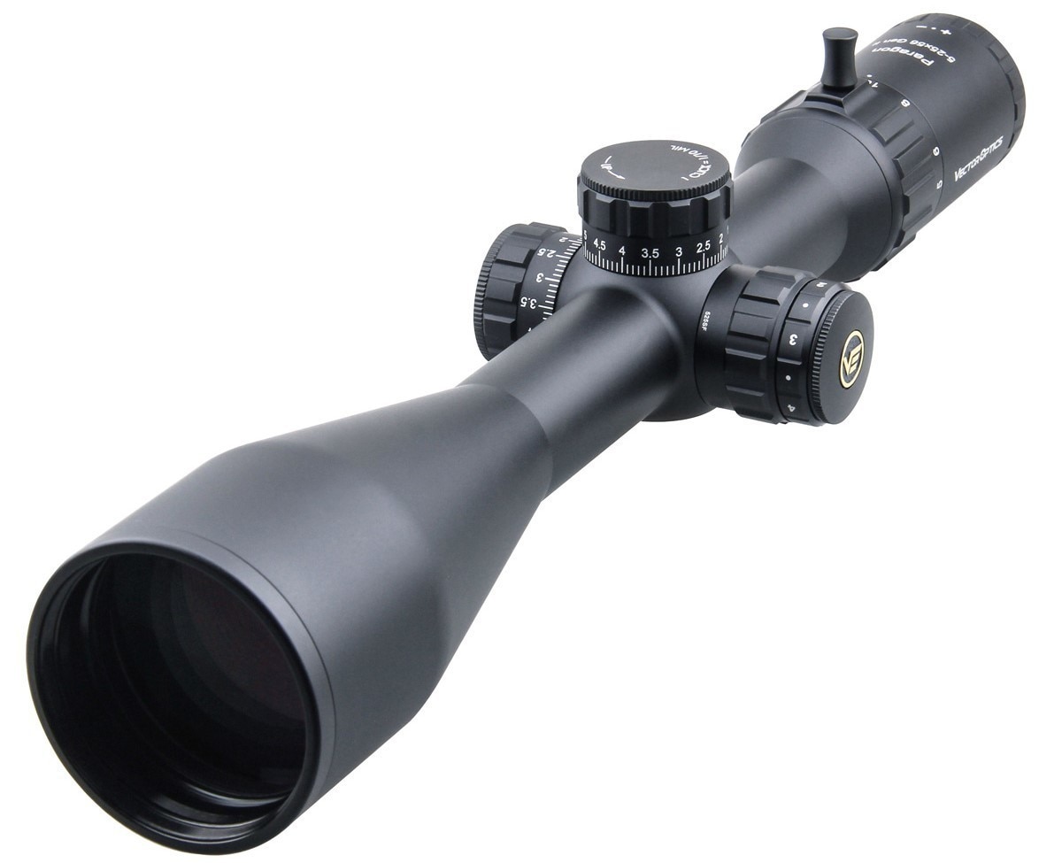 VectorOpticsGen2Paragon5-25x56TacticalRiflescopeHuntingRifleScope110MILSch0ttGlass90Light2KMLongRang-4000596917935