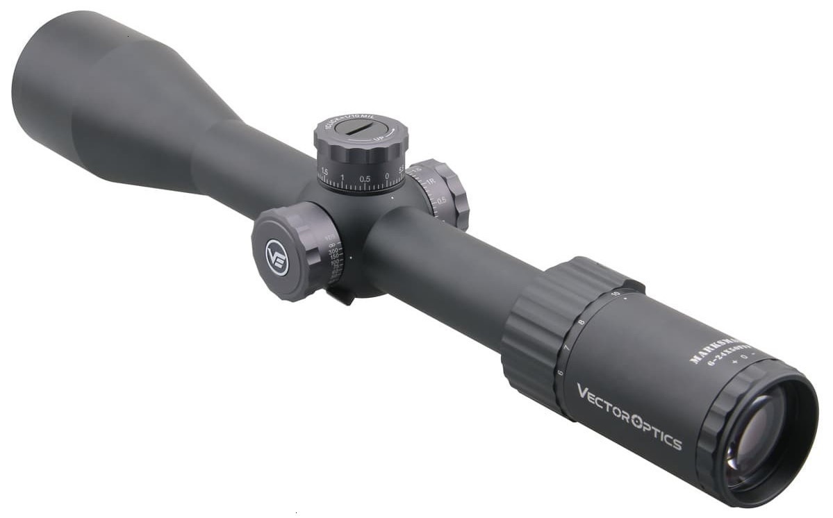 VectorOpticsMarksman6-24x50FFPTacticalRiflescopeHuntingRifleScopeSideFocusMin10Yds110MILAdjustment30-4000174838235