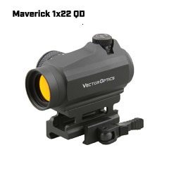 VectorOpticsMaverickAR15M41x22TacticalRedDotScopeSightwith20mmQuickReleaseHighRiserPicatinnyMountBas-1659756633