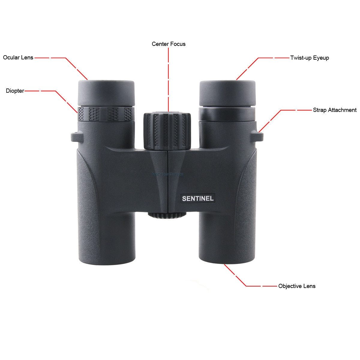 VectorOpticsSentinel8x25WaterProofBinocularsPrismBak4WithFMC7LensforBirdWatchingHuntingTravelingSigh-4000026491864