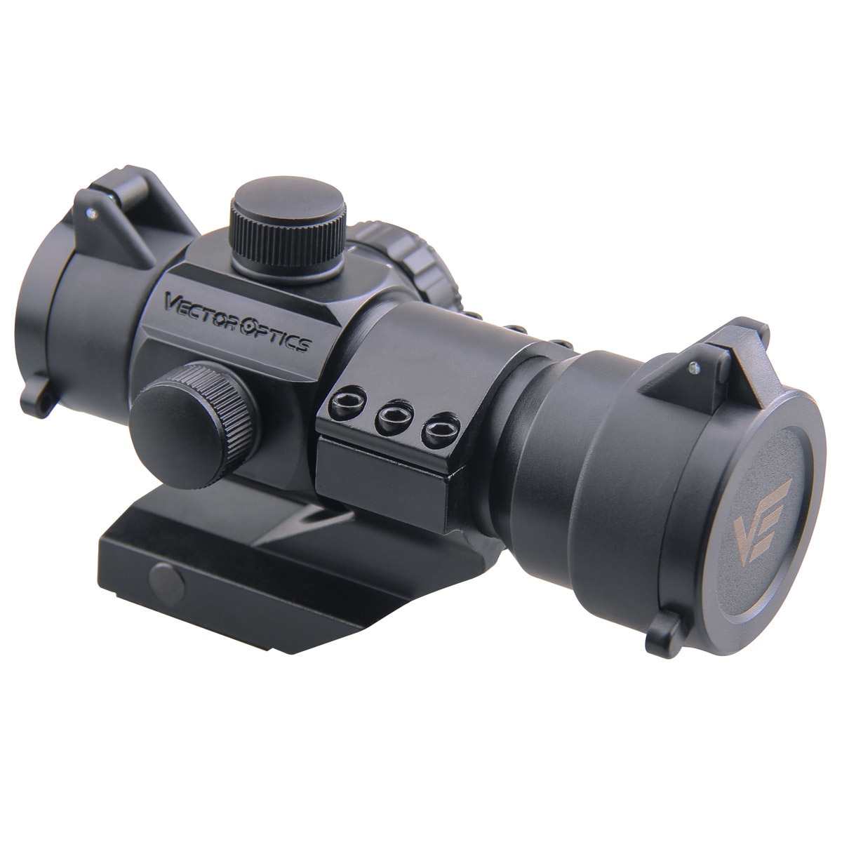 VectorOpticsStinger1X28AR15M4ReflexRoodGroenDotSightRifleScopeMetCantileverWeaverMount-375774126