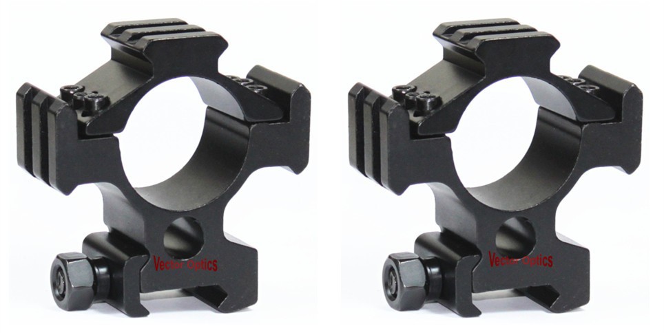 VectorOpticsTacticalHydra30mmTripleRailWeaverScopeMountRing20mmWeaverBase1PairHeavyDutyMilitaryStyle-896030511
