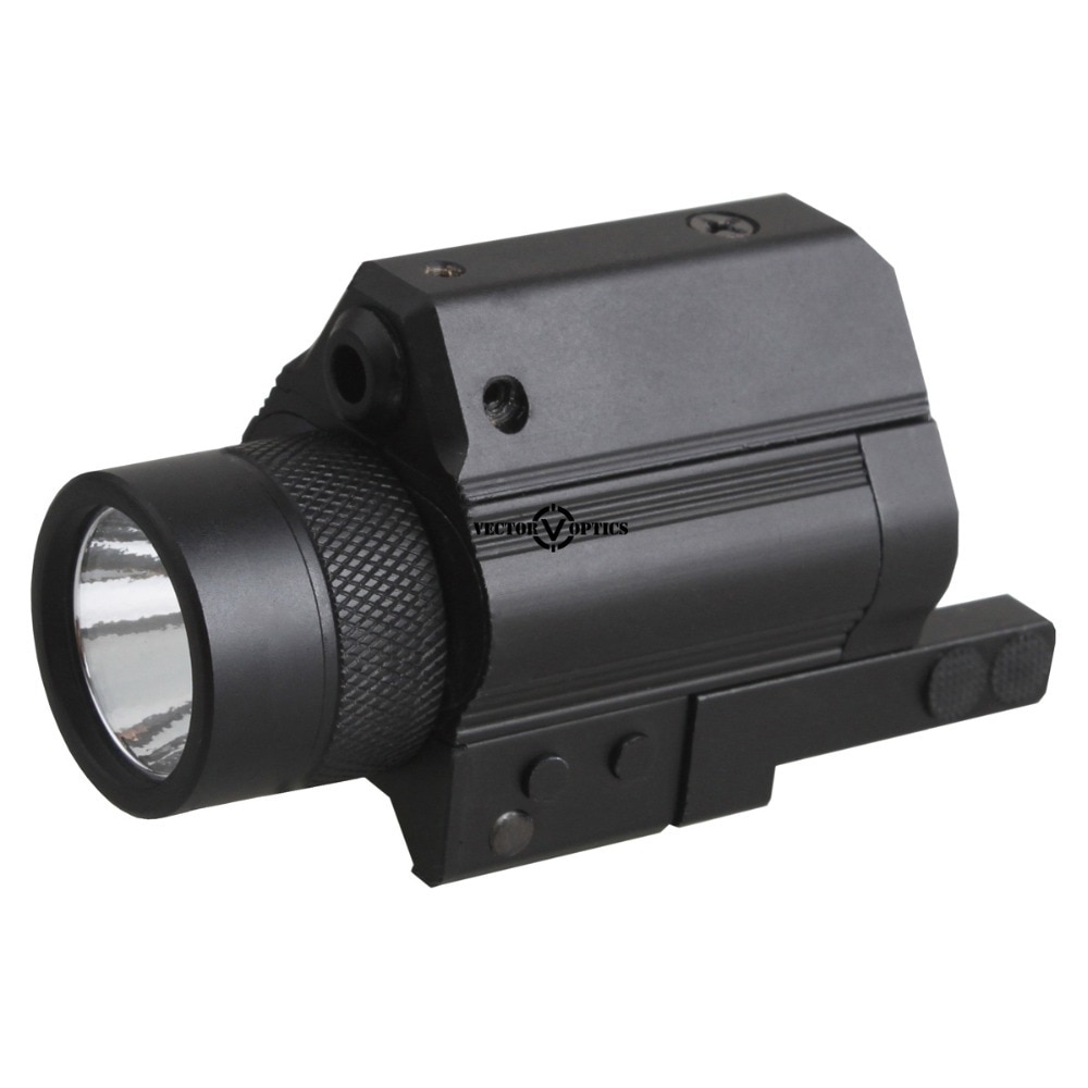 VectorOpticsTacticalPistolHandgunLEDFlashlightGreenLaserComboSightMetal200LumensWeaponLightFitGLOCK1-32853911396