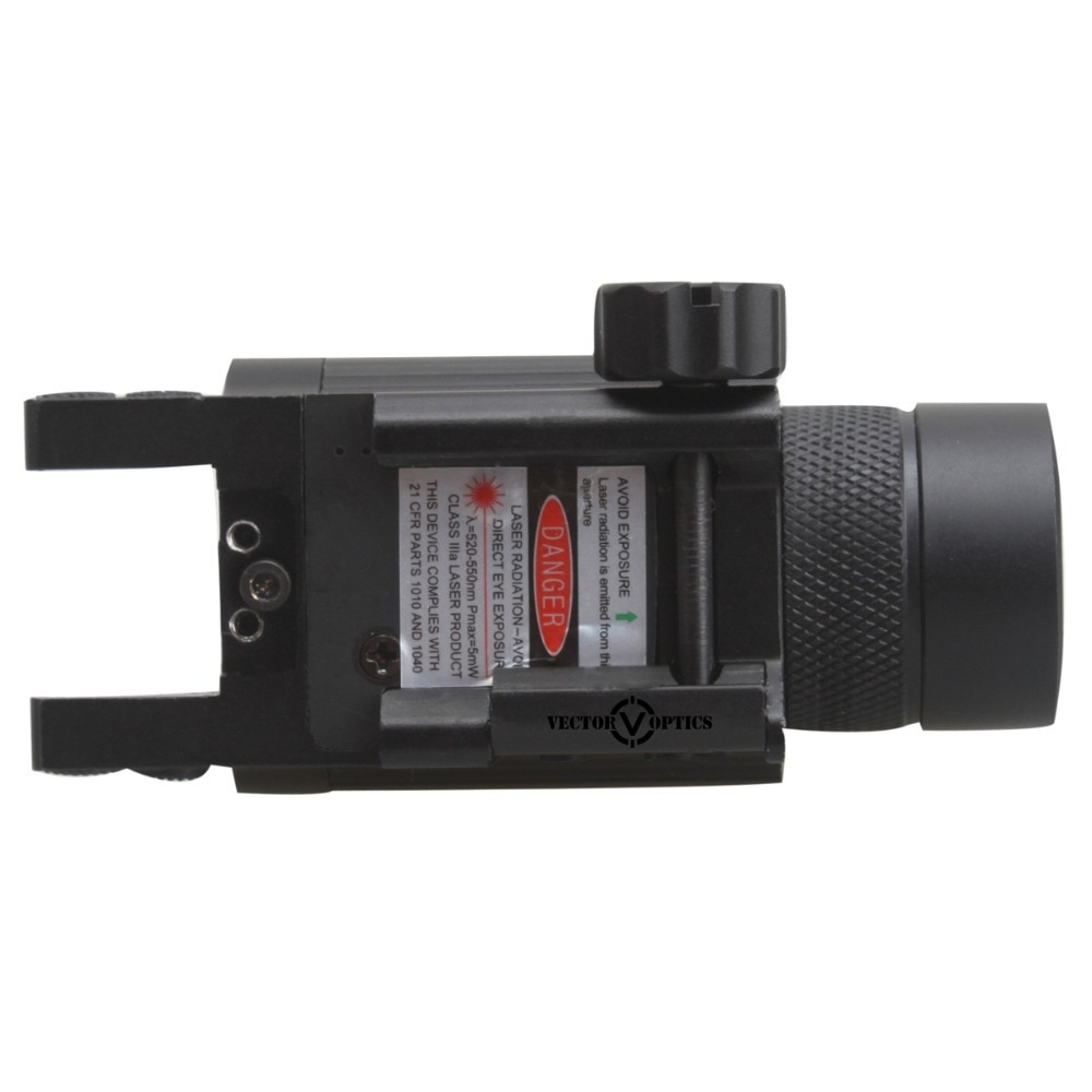 VectorOpticsTacticalPistolHandgunLEDFlashlightGreenLaserComboSightMetal200LumensWeaponLightFitGLOCK1-32853911396